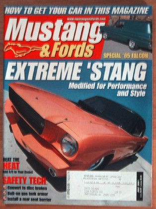 MUSTANG & FORDS 2001 JULY - FALCON PANEL, 427 GALAXIE*